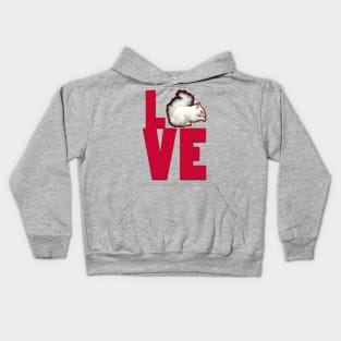 albino squirrel love Kids Hoodie